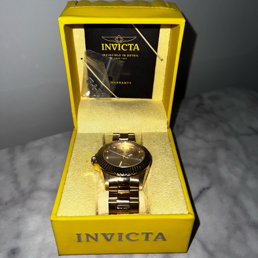 Invicta Gold Watch
